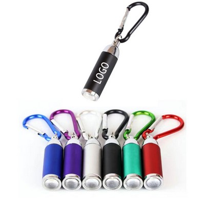 Aluminum Telescopic LED Flashlight & Keychain