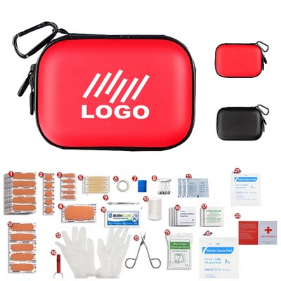 Outdoor Home Water-Resistant Hard Shell Mini First Aid Kit