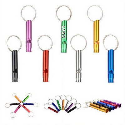 Aluminum Alloy Survival Keychain Whistle