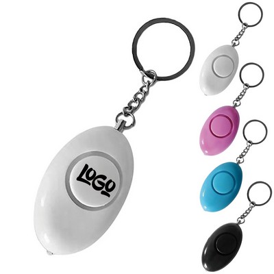 Personal Safety Alarm Keychain with Led Light