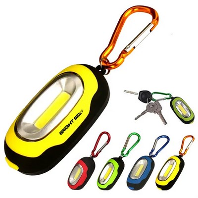 Carabiner COB Magnetic Keychain Light