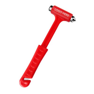 Emergency Window Hammer w/Belt Cutter