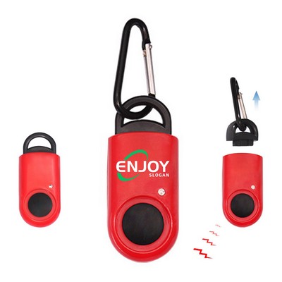Portable Safety Alarm with Carabiner and 120DB Panic Sound