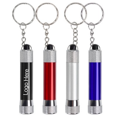 5 LED Aluminum Flashlight & Key chain
