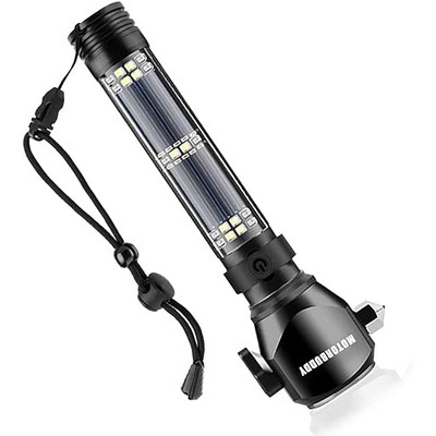 Multi-Function Car Safety Hammer, All-in-1 Emergency Escape Hammer with Window Breaker, Seatbelt Cut