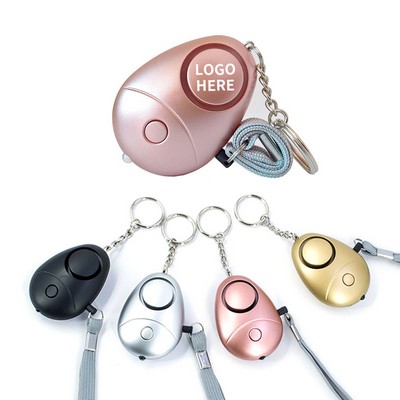 Portable Security Alarm with LED Keychain